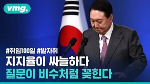 취임 100일 발자취, 지지율이 싸늘하다. 질문이 비수처럼 꽂힌다