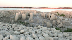 [실시간 e뉴스] 가뭄에 강 마르자&hellip;베일 벗은 스페인 판 '스톤헨지'