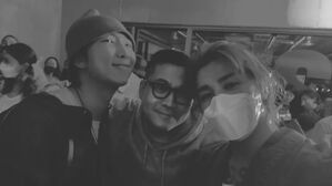 BTS RM & BIGBANG TAEYANG Spotted Hanging Out Together
