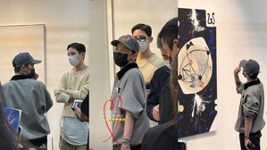 [SBS Star] 'YG Family' BIGBANG G-DRAGON & Lee Soo Hyuk Go to an Art Gallery Together