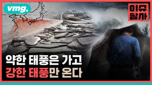 약한 태풍은 가고 강한 태풍만 온다