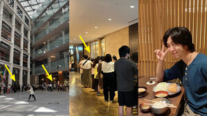 [SBS Star] BTS RM Visits a Tonkatsu Restaurant in Tokyo; Fans Line Up to Eat There the Next Day
