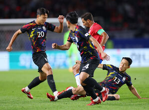 [포토] '진땀' 무승부…한국-코스타리카 주요 장면들