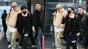 [SBS Star] '88-line YG Ent. Friends' Lee Soo Hyuk & BIGBANG G-DRAGON Arrive in Paris Together