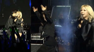[SBS Star] VIDEO: A Man Comes to Hug CL During Her Performance at a Music Festival