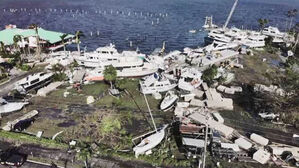 미국 플로리다주 허리케인 피해