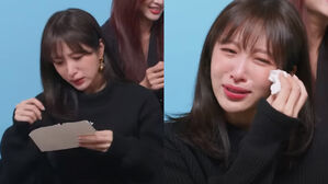 [SBS Star] VIDEO: EXID HANI Sheds Tears While Reading a Message that JEONGHWA Wrote to Herself