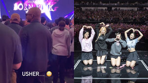 Usher Spotted at BLACKPINK's Concert in Atlanta