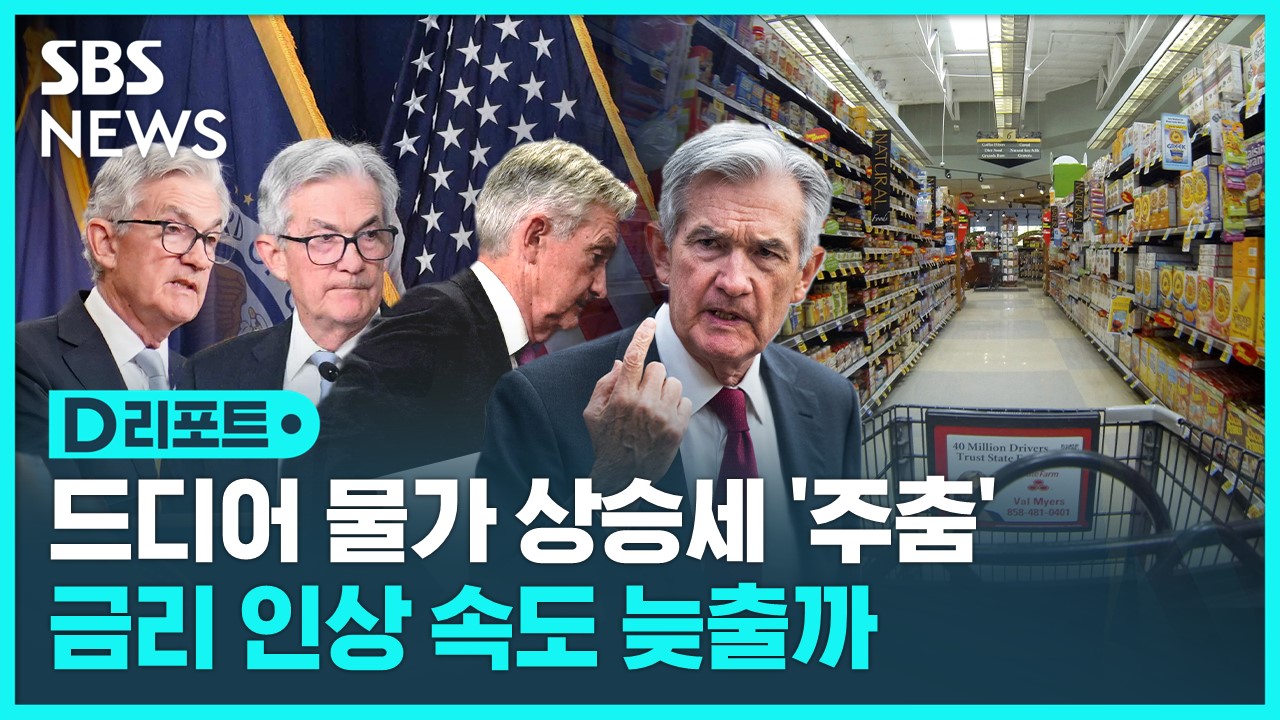 D리포트] 물가 상승 주춤…금리 인상 속도 늦추나