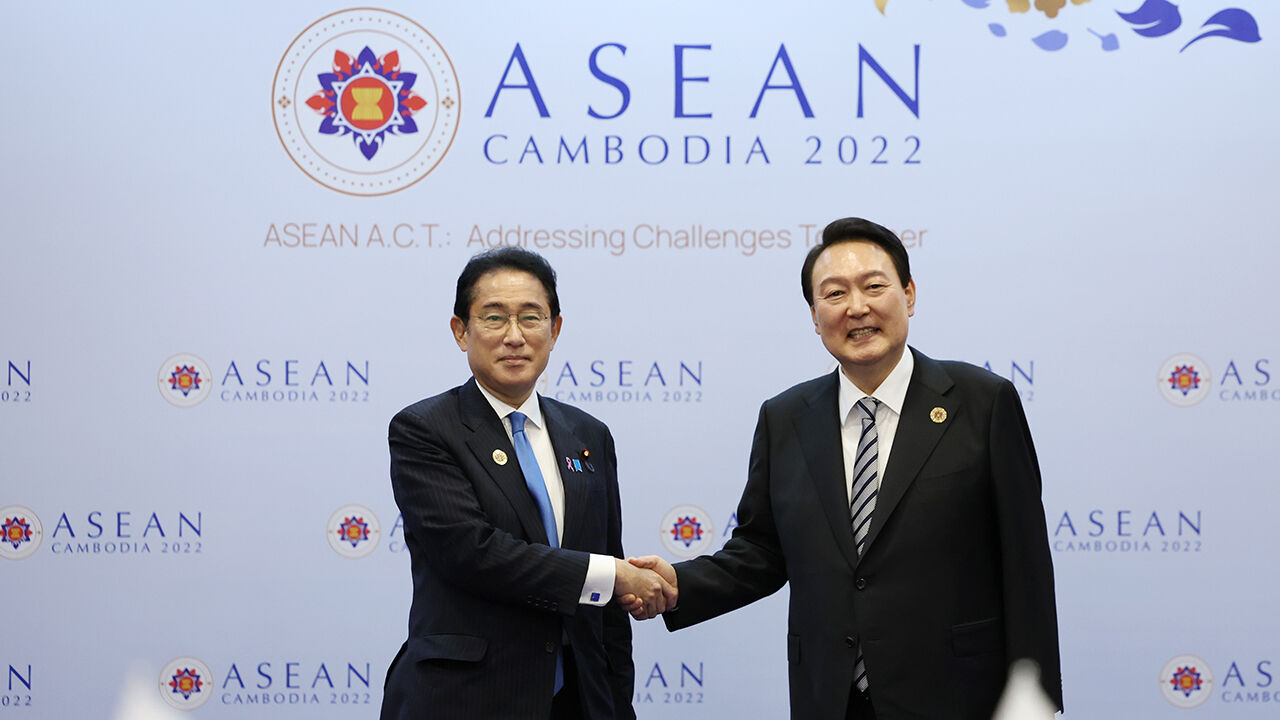 "기시다, 윤 대통령과는 이야기할 수 있어…징용 해결 기대"