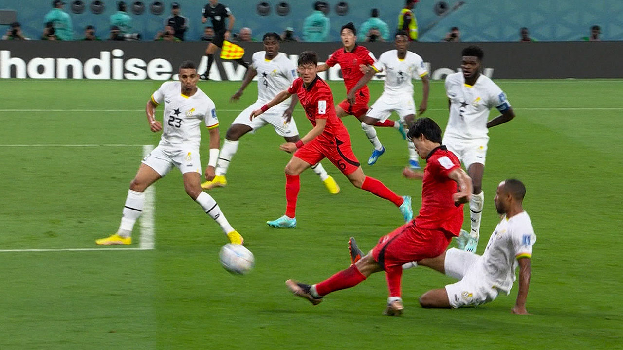 한국, 가나에 2-3 패배…포르투갈 이겨야 16강 희망