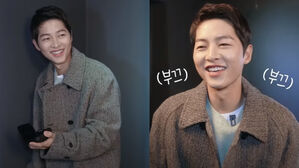 [SBS Star] VIDEO: Song Joong Ki Cringes as He Listens to His Recorded Voice Being Played at a Store