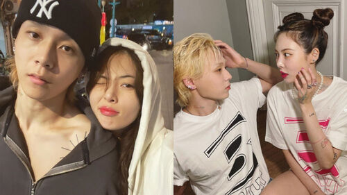 SBS Star] HyunA Denies Rumors That She's Back Together With DAWN