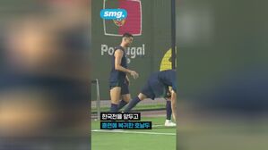 한국전 앞두고 마지막 훈련 복귀한 호날두