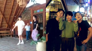 [SBS Star] VIDEO: "Oh?! Are They Filming..." BTS V & Park Seo Jun Seen in Mexico Together
