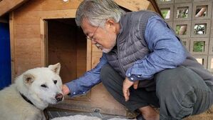 마루와 함께한 문재인 전 대통령 (사진=문 전 대통령 페이스북, 연합뉴스)