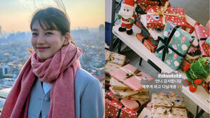 Suzy Prepares Warm Scarves for All Staff Members of Her New Drama