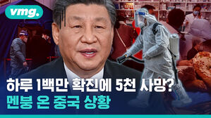 하루 1백만 확진에 5천 사망? 멘붕 온 중국 상황