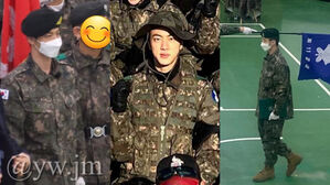 [SBS Star] VIDEO: BTS JIN Leads His Unit at the Military Training Completion Ceremony like a True Leader