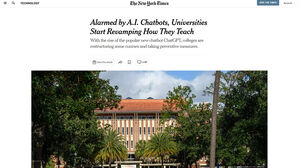 [월드리포트] AI에 농락당하는 미 대학…한국도 시간문제