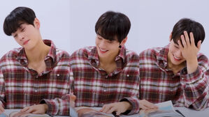 [SBS Star] "My Bum Looks Huge!" Cha Eun-woo Laughs&middot;Gets Shy While Going Through His Photo Book
