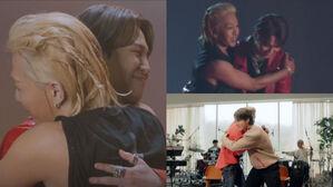 [SBS Star] Fans Cannot Help but Scream as They See JIMIN&middot;TAEYANG Keep Hugging in the Making of 'VIBE'
