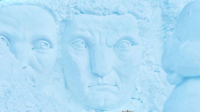 태백산 눈축제 눈 조각 작품 (사진=연합뉴스)