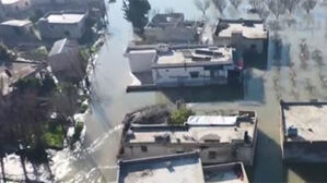 지진 여파로 댐 균열 '물난리'…절망에 잠긴 시리아