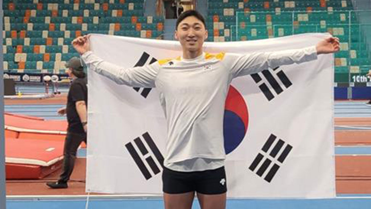 유규민, 아시아실내육상 남자 세단뛰기 동메달…16ｍ73