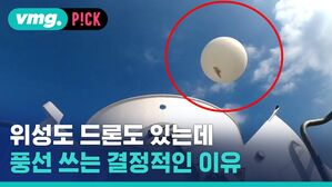 위성도 드론도 있는데 풍선 쓰는 결정적인 이유