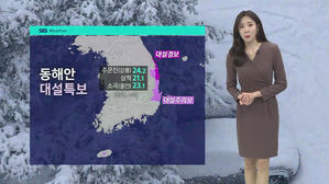[날씨] 동해안 중심 많은 눈&hellip;내일 중부지방 비 &middot; 눈 소식