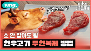 wmg. 게임체인저 고맙소오오오 소 안 잡아도 됨 한우고기 무한복제 방법