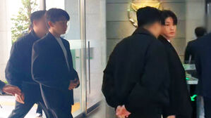 [영상] '4종 마약 투약 혐의' 유아인 모습 드러냈다…일정 변경 요청 나흘 만에 경찰 출석