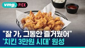 "잘 가, 그동안 즐거웠어" '치킨 3만원 시대' 원성
