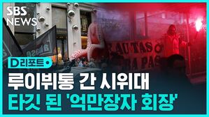 [D리포트] 루이뷔통 간 시위대&hellip;시위대 타깃 된 '억만장자 회장'
