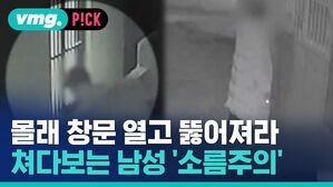 vmg. P!CK 몰래 창문 열고 뚫어져라 쳐다보는 남성 소름주의