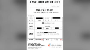 소비자원 사칭 투자 피해 보상 위조 공문 상담 급증