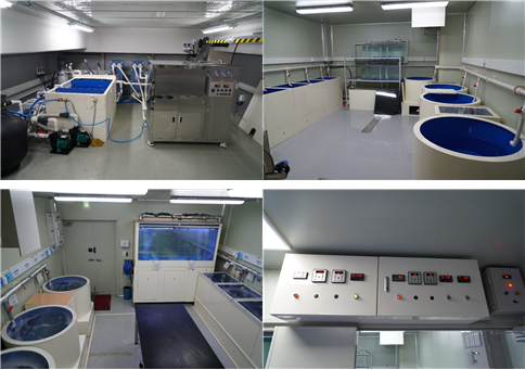 그림 3. 극지연구소에 설치된 극지 어류 전용 아쿠아리움