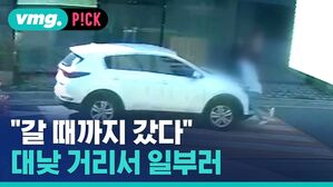 vmg. P!CK "갈 때까지 갔다" 대낮 거리서 일부러