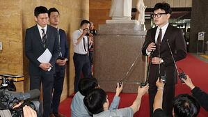 한동훈 "김남국, 몰래 코인하다 걸린 걸 왜 내 작품이라 하나"