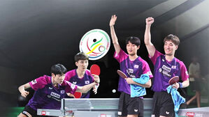 이상수-조대성, '디펜딩 챔피언' 꺾고 4강 진출