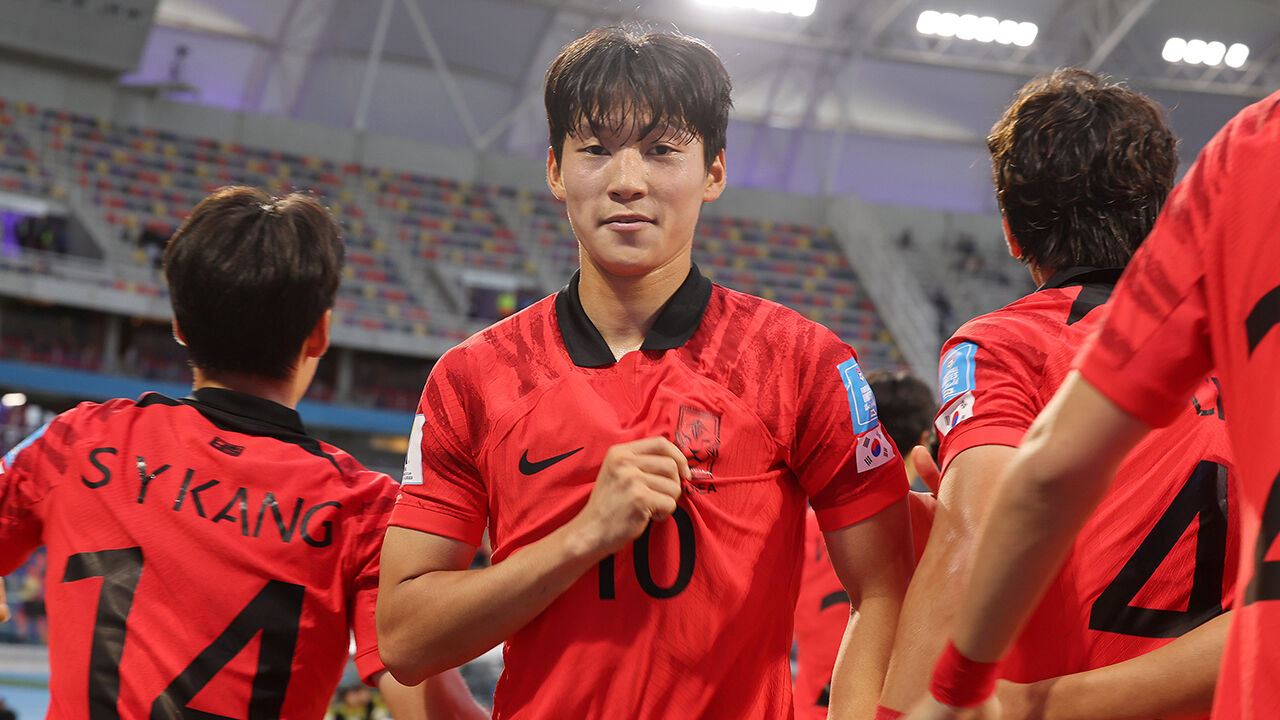 배준호 두번째 골 세리머니 (사진=연합뉴스)