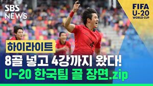 [U-20] "지금까지 모두 8골"…한국 대표팀 골 장면 모음