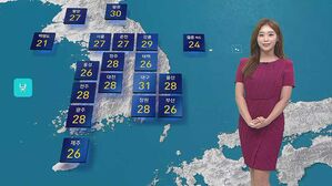 [날씨] 경기동부 등 5mm 내외 소나기&hellip;서울 낮 27도