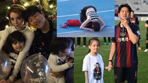 [SBS Star] VIDEO: Anna Park Bows to Park Joo-ho's Fans After His Retirement Game