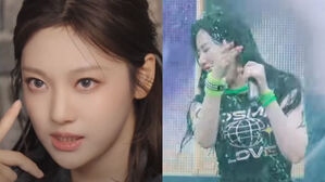 [SBS Star] Fans Are Worried About 'Almost Blind in One Eye' NINGNING Performing at Waterbomb