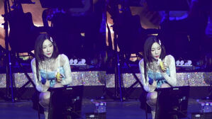[SBS Star] VIDEO: Taeyeon Gets Hungry During Her Concert; She Eats a Banana on Stage