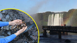 이구아수 폭포 동전 수거