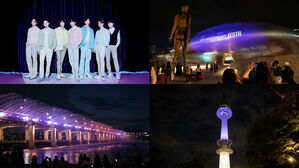 [SBS Star] The Capital of Korea Turns Purple in Celebration of BTS 10th Anniversary