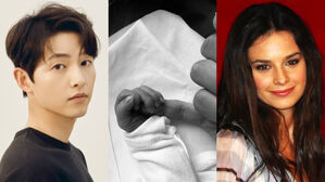 [SBS Star] Song Joong Ki & Katy Louise Saunders Welcome Their Son; Share Son's Photo